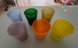 6 BICCHIERI MAGMA MULTICOLOR