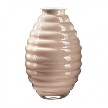 ANELLI VASO OPALE FUME' H.31