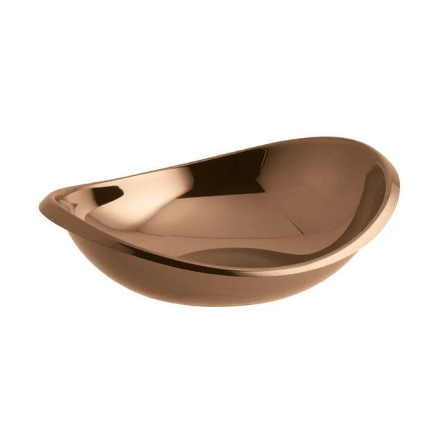 CIOTOLA OVALE TWIST PVD RHUM CM.22X19
