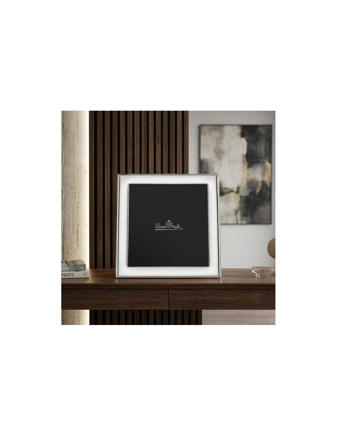 CORNICE QUADRATA ARGENTO PRINZIP CM.15X15