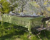 TOVAGLIA IMPERMEABILE VINILE 150X264 GREEN