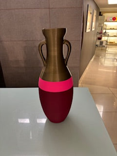 VASO GIULIO CESARE H.42 BRUGUNDY-PINK-BRONZE