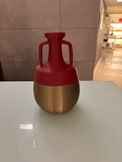 VASO COMMODO H.27 BRONZE-BURGUNDY