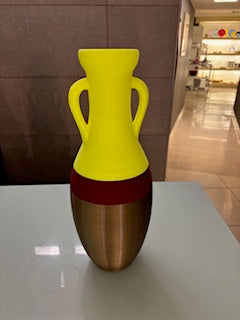 VASO GIULIO CESARE H.42 BRONZE-BURGUNDY-YELLOW