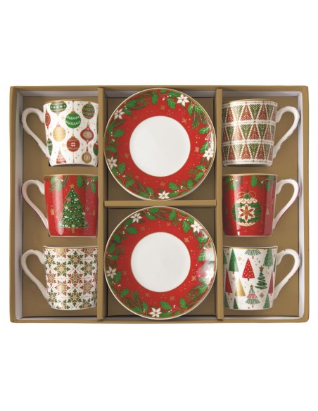 JINGLE BELLS SET 6 TAZZINE