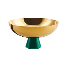 MADAME COPPA GOLD CON PIEDE VERDE MALACHITE