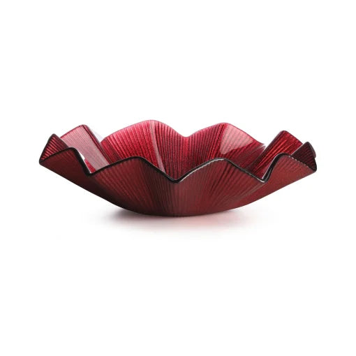 NOEL CENTROTAVOLA VETRO CM.39 ROSSO
