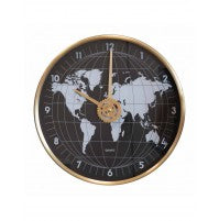 OROLOGIO DA PARETE GLOBO NERO 51892