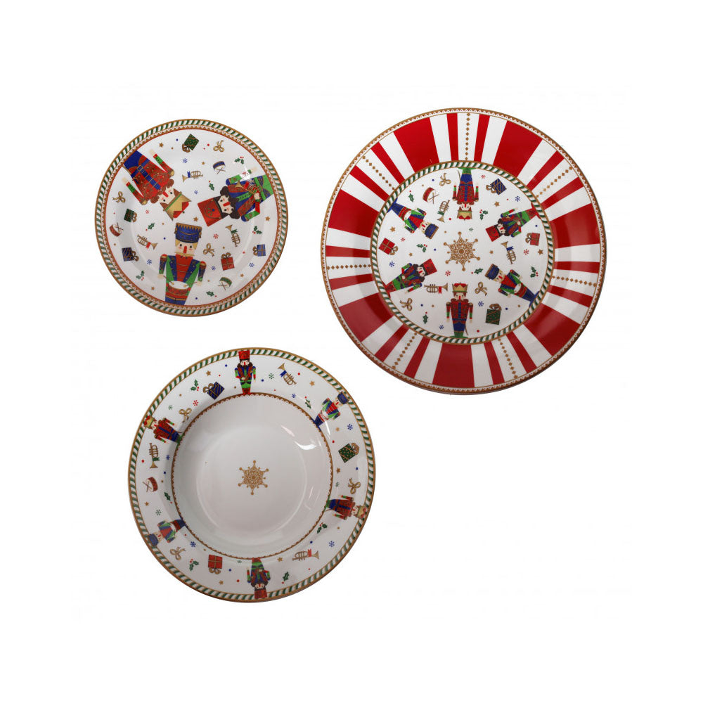 SET 18 PIATTI PORCELLANA LO SCHIACCIANOCI 84170