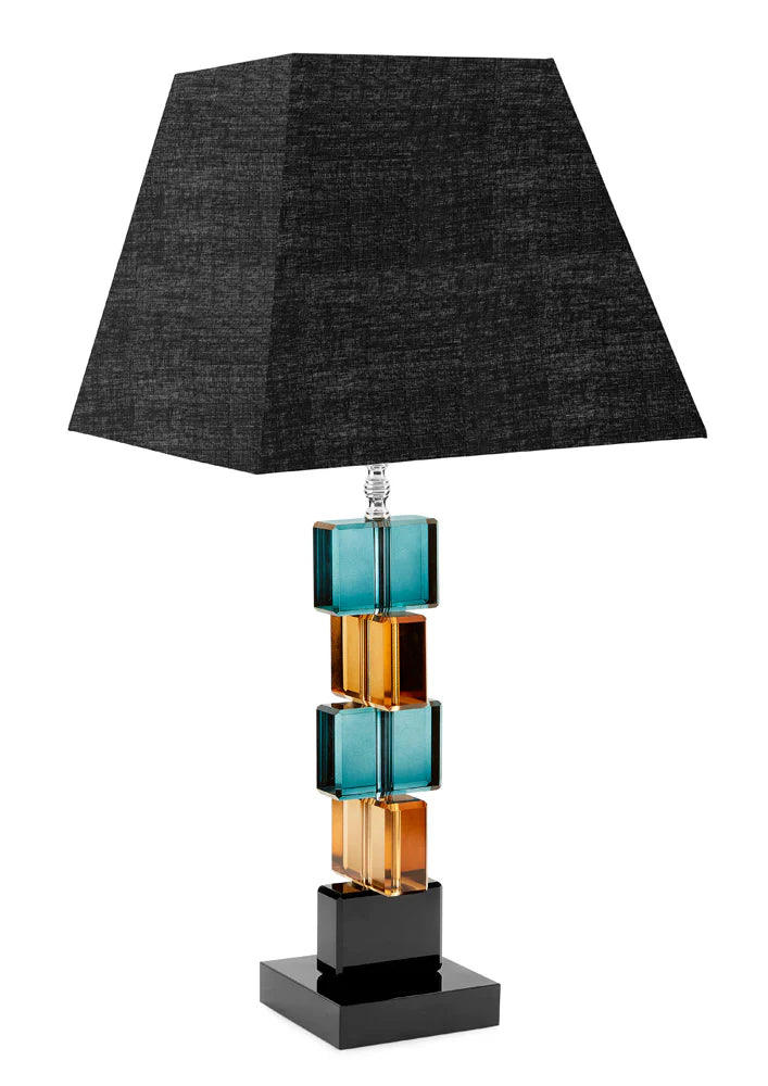 PILLAR LAMPADA CRISTALLO CM.12X12X45