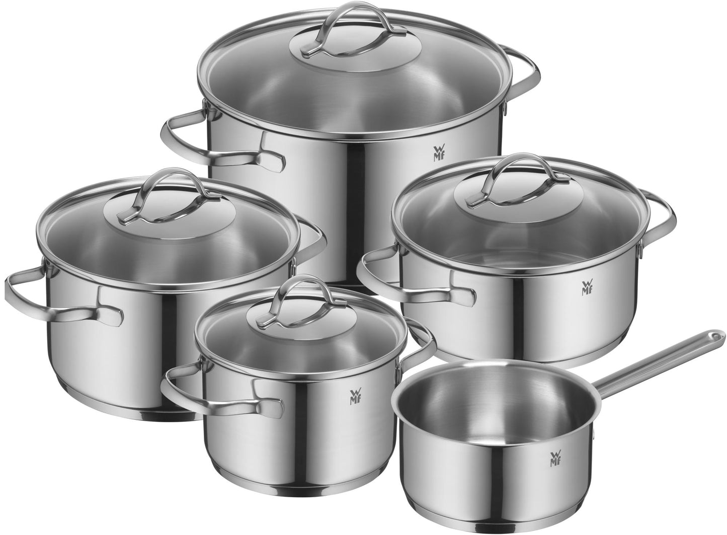 PROVENCE PLUS SET PENTOLE 5PZ ACCIAIO INOX