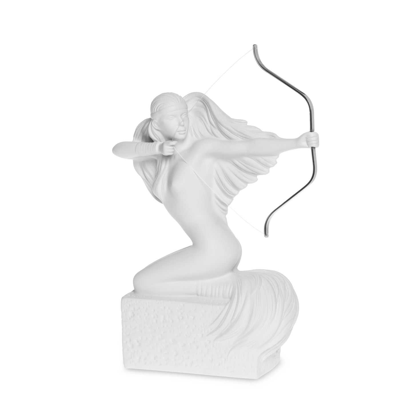 ZODIACS FIGURINA SAGITTARIO POLIRESINA BIANCA