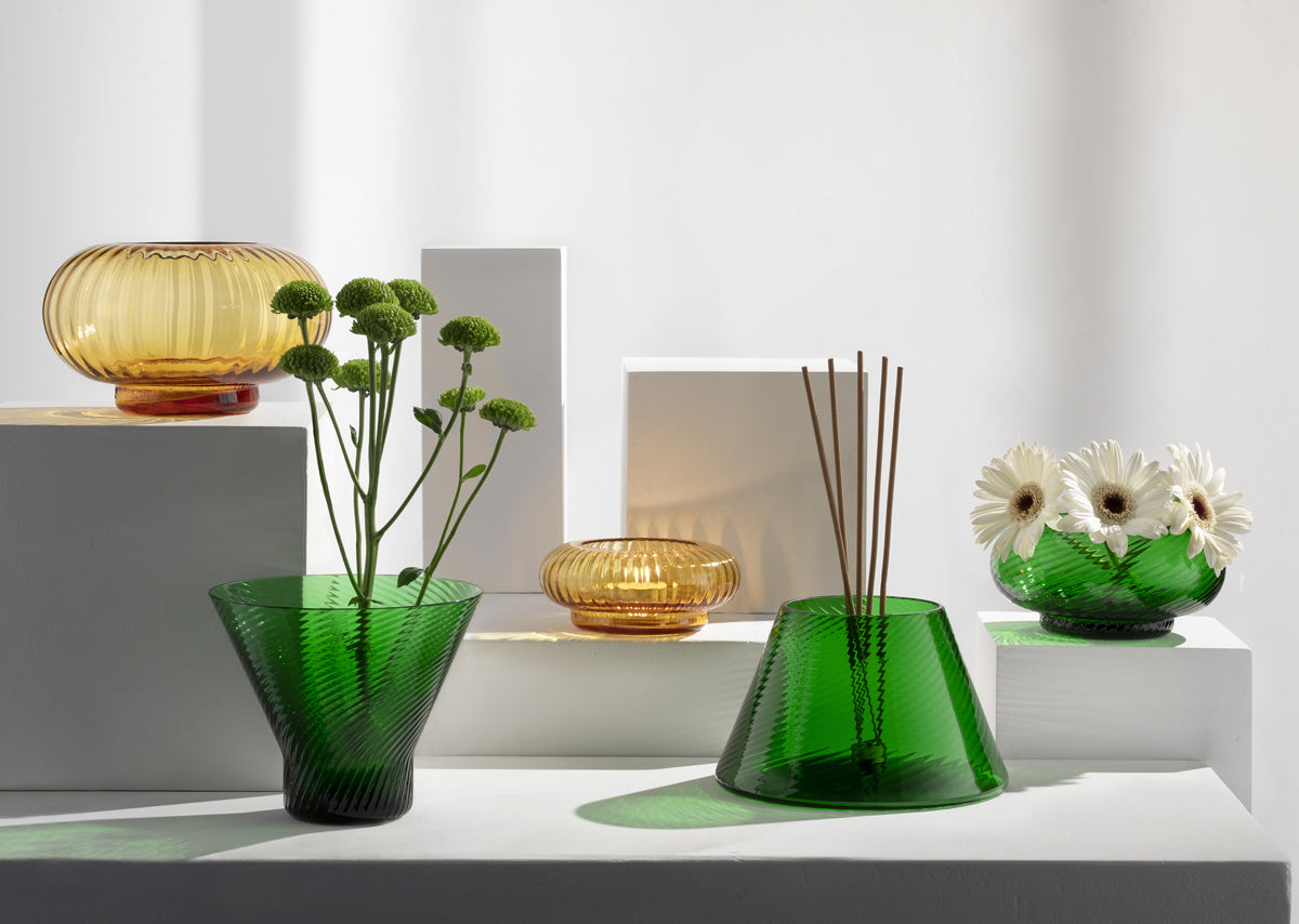 SET VASI E COPPETTE ISSEY PINO/AMBRA