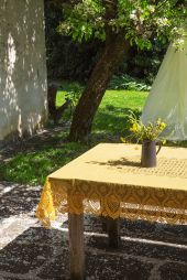 TOVAGLIA PIZZO VINILE 150X264 SUNFLOWER