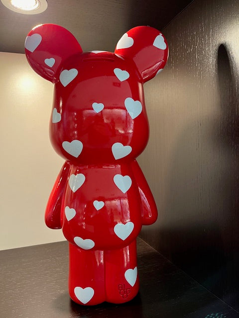 SALVADANAIO TEDDY RED CM.40