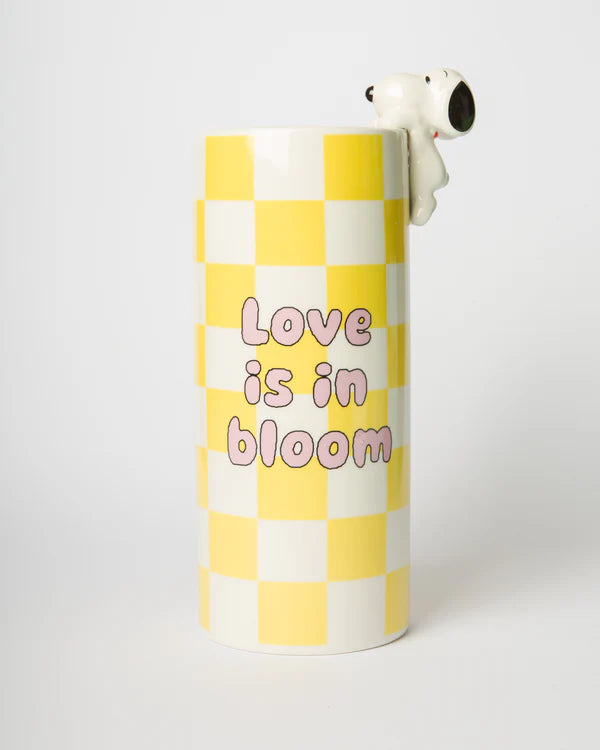 VASO SNOOPY LOVE IS... YELLOW