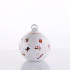 XMAS TOYS SFERA GRANDE PORCELLANA