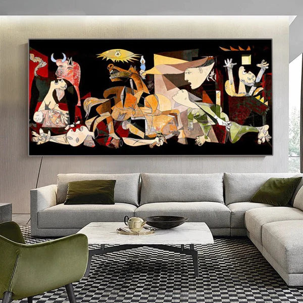 QUADRO GUERNICA COLOR 100x50