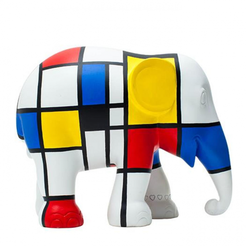 HOMAGE TO MONDRIAAN ELEPHANT PARADE CM.15