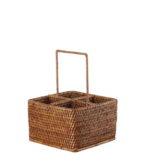 1R113 PORTAPOSATE/PORTABICCHIERI IN RATTAN