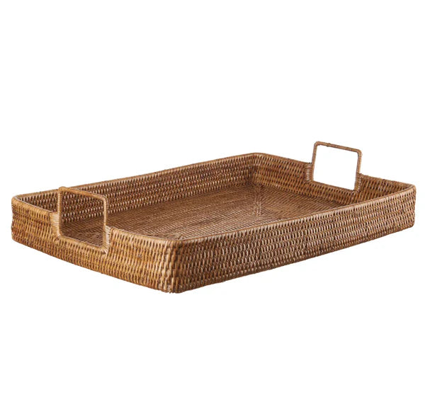 1R111 VASSOIO RETTANGOLARE IN RATTAN