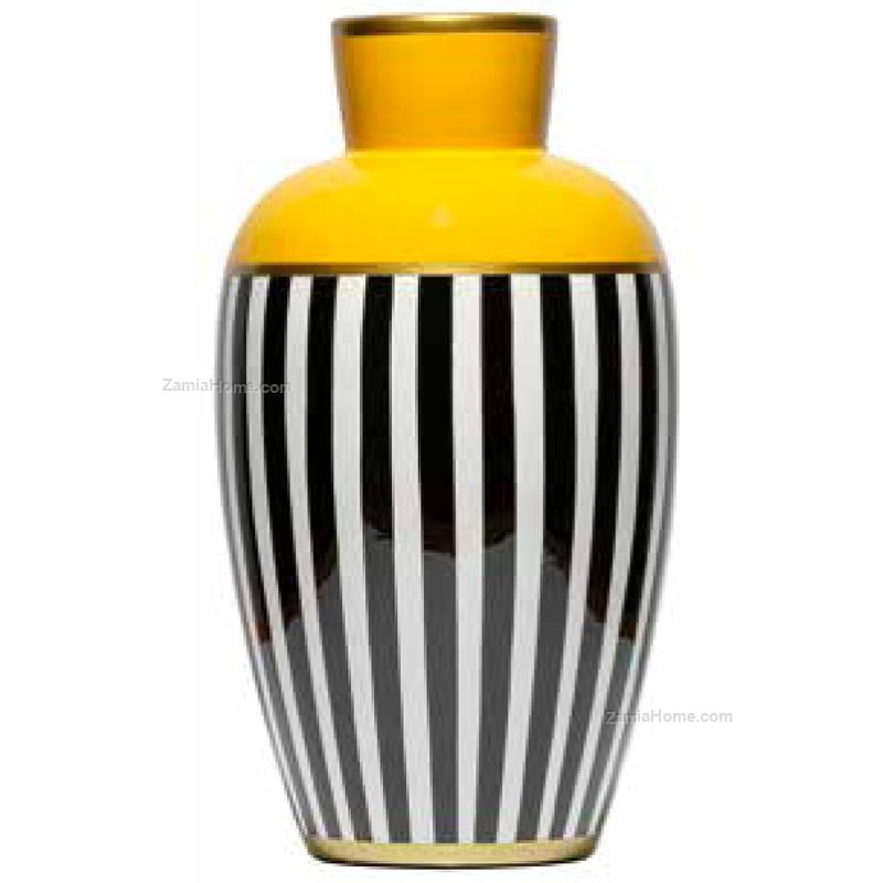 VOGUE VASO ANFORA 19X33CM GIALLO 56481