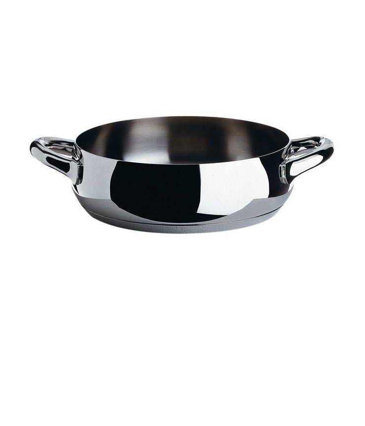 MAMI CASSERUOLA BASSA 24+ COPERCHIO ACCIAIO