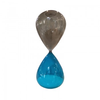 IL TEMPO DELL'AMORE CLESSIDRA VETRO COLOR H.40