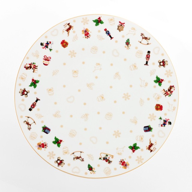 XMAS TOYS PIATTO PANETTONE CM.29