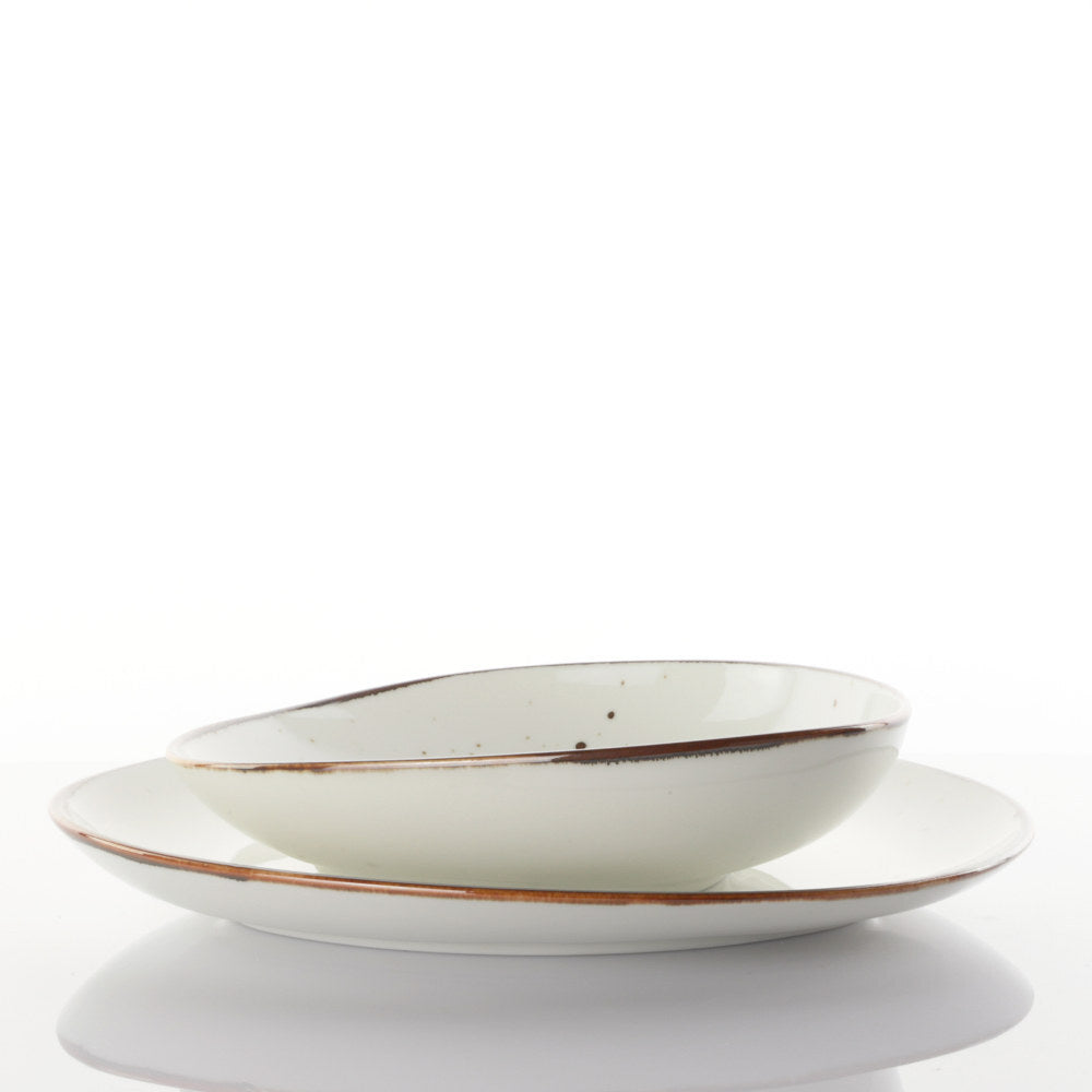 COTTAGE AQUA SET 18 PIATTI IVORY