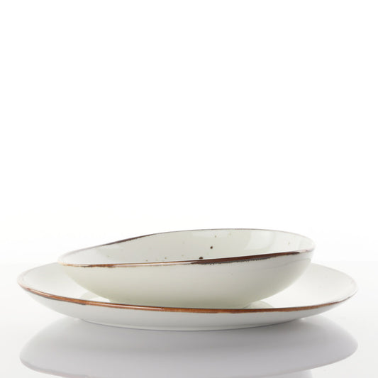 COTTAGE AQUA SET 18 PIATTI IVORY