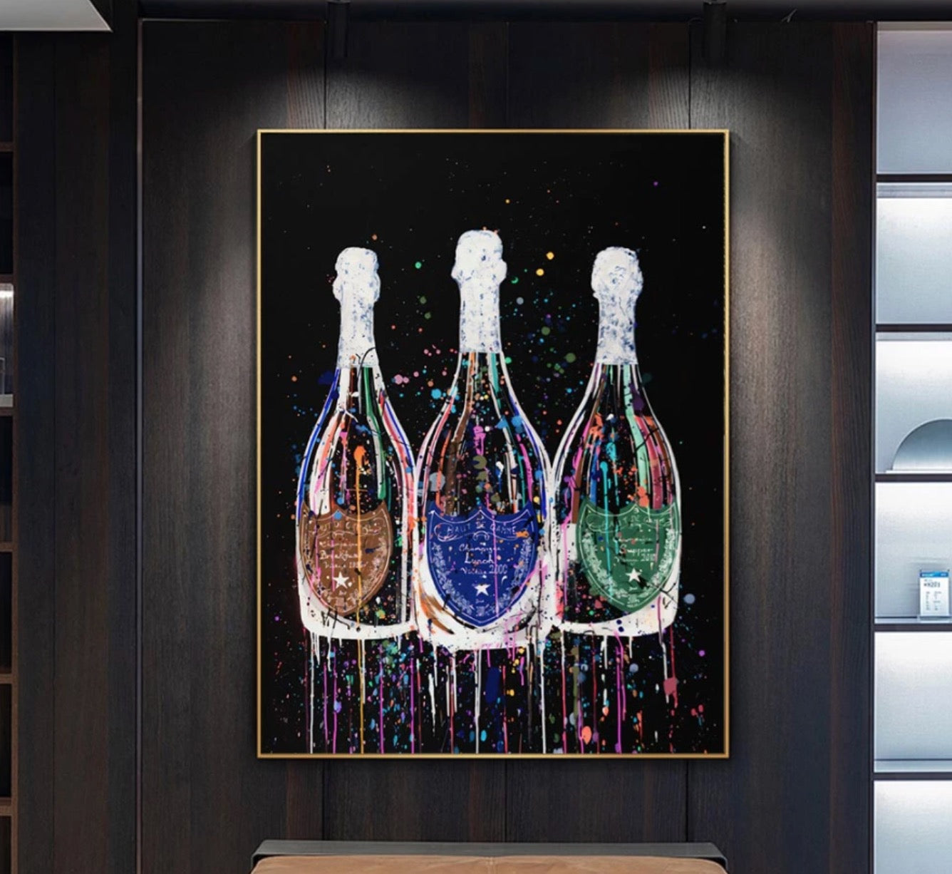 QUADRO CHAMPAGNE DOMPE 60X90