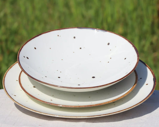 COTTAGE SET 18 PIATTI IVORY