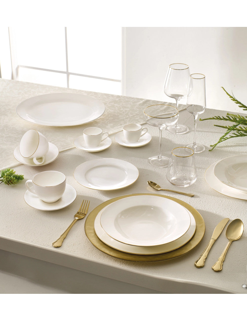 FILORO SET 18 PIATTI PORCELLANA