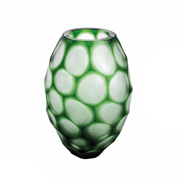 GEODE VASO ALTO VETRO VERDE