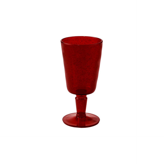 MEMENTO 6 CALICI "GOBLET" PLEXIGLASS ROSSO