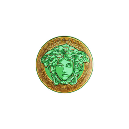 PIATTO CM.18 MEDUSA GREEN COIN