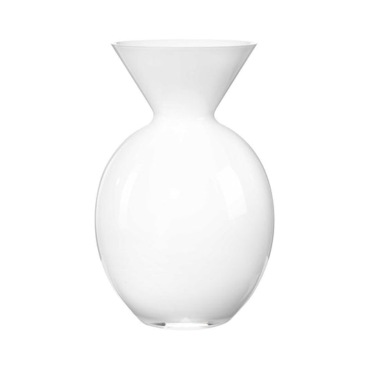 PALLOTTINO VASO H.20 OPALE BIANCO OL02348