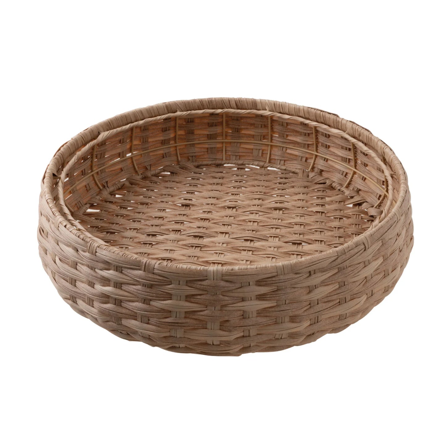 RADICI CONTENITORE IN RATTAN + COPERCHIO LEGNO ACACIA