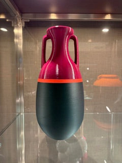 VASO TEODOSIO XL PETROLEUM-LUMINOUS ORANGE-CHERRY