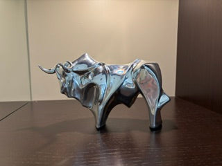 SCULTURA PLATINUM OX SMALL VINCENZO DEL MONACO