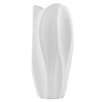 TULIPANO VASO BIANCO CM.39 CERAMICA