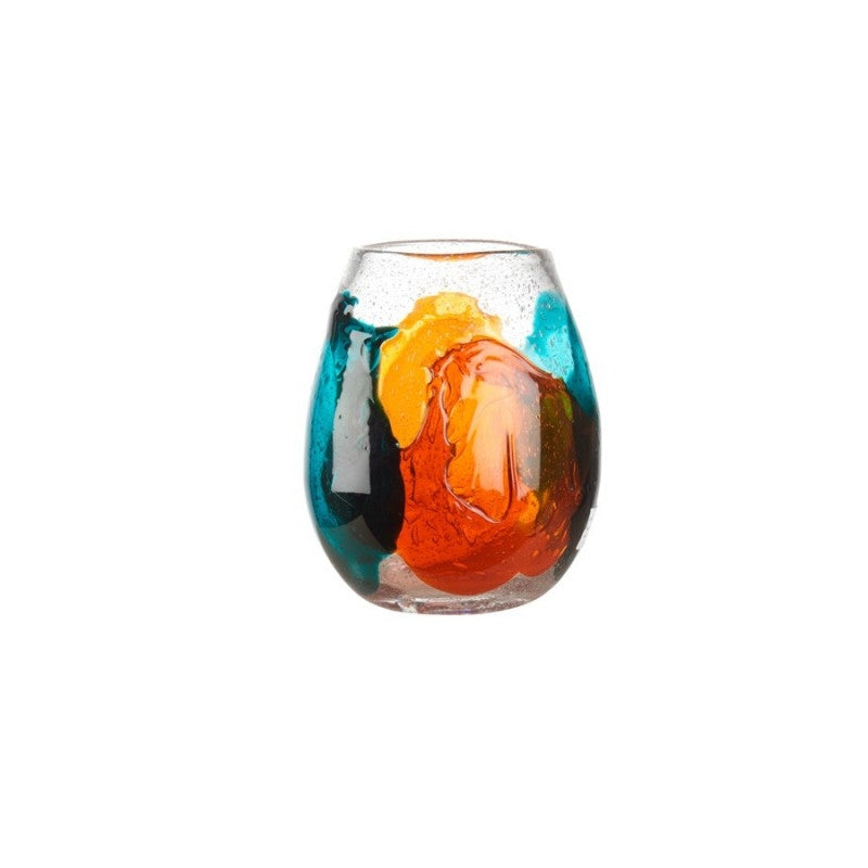 VASO GRANDE VETRO COLORATO 1O169