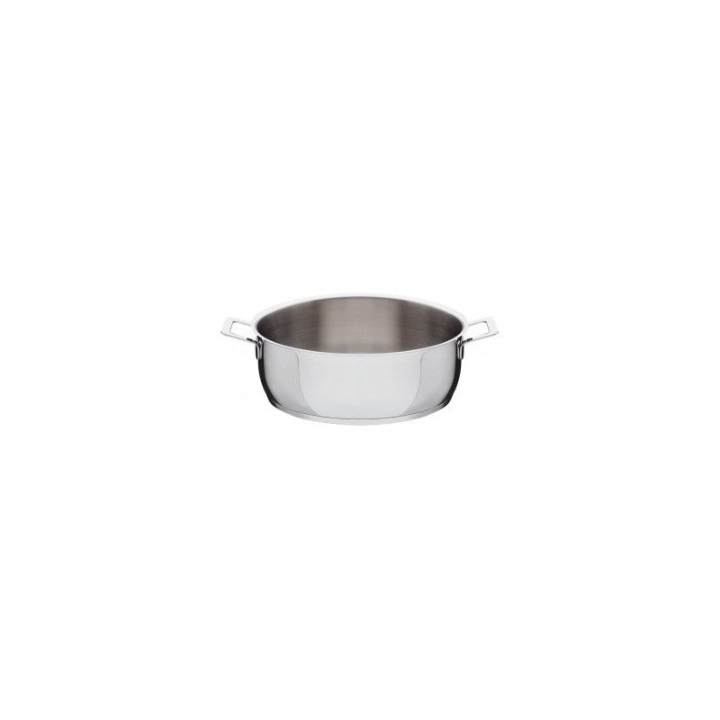 POTS CASSERUOLA BASSA CM.24 ACCIAIO