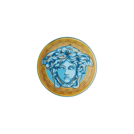 PIATTO CM.17 MEDUSA AMPLIFIED BLUE COIN